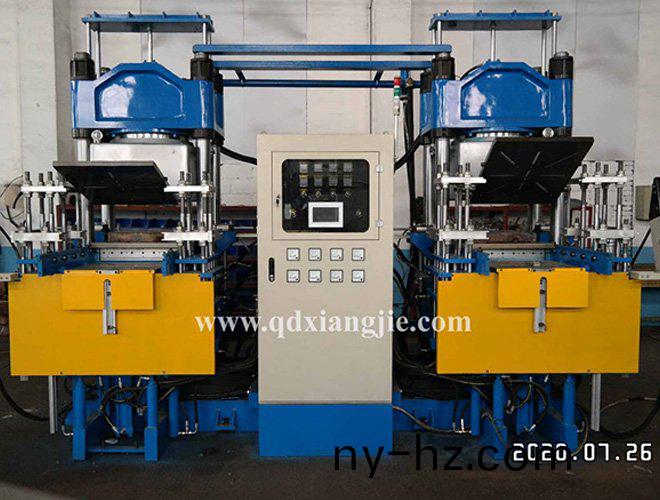 雙(shuang)聯(lián)(lian)抽(chou)真(zhen)空平闆(ban)硫化(hua)機(jī)(ji)